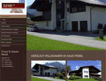 Tablet Screenshot of haus-pendl.at